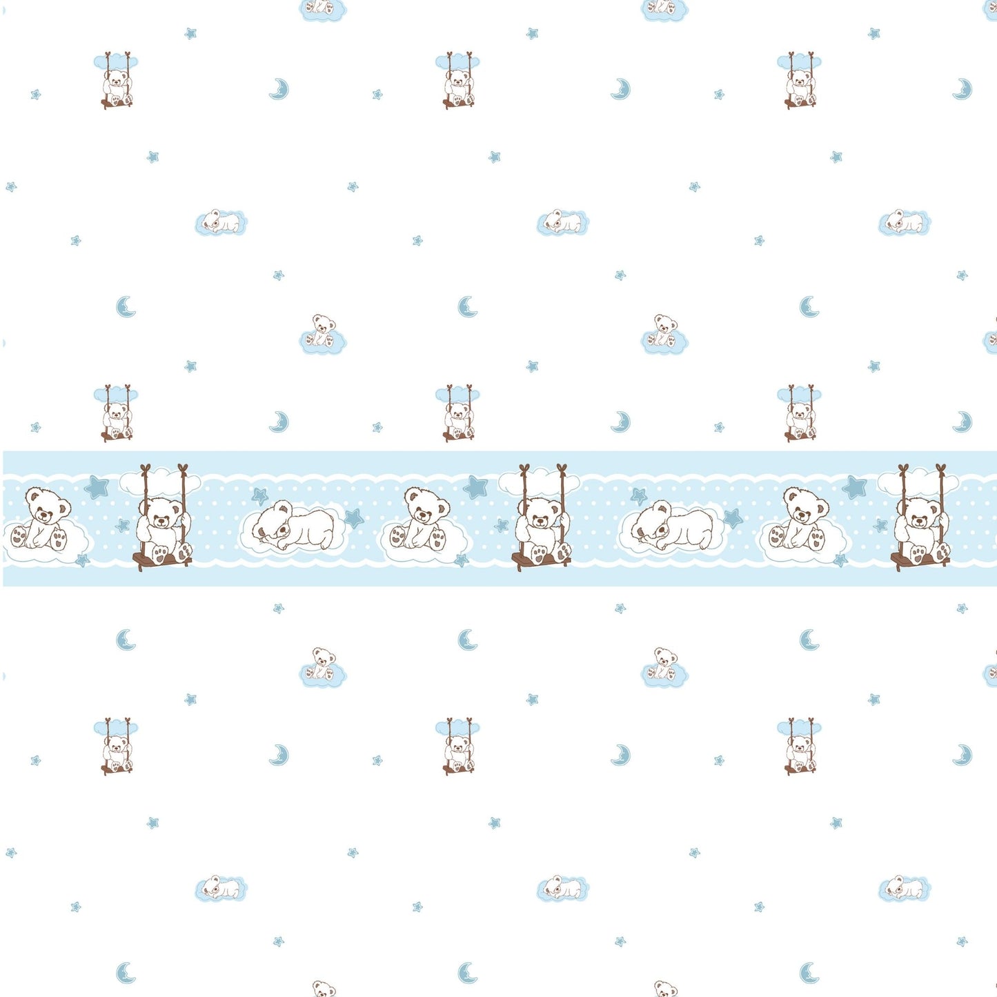 Teddy Bears Border Wallpaper