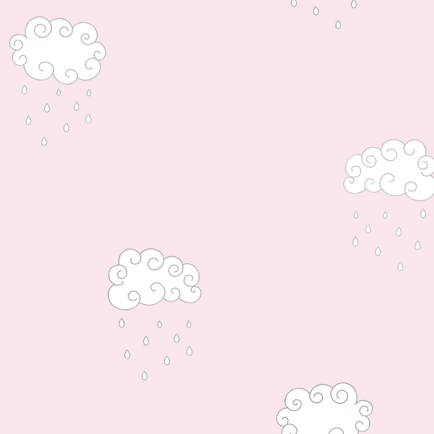 Curly Clouds Wallpaper