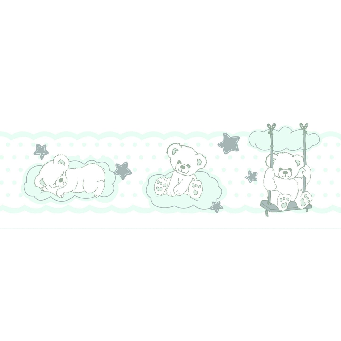 Teddy Bears Border Wallpaper