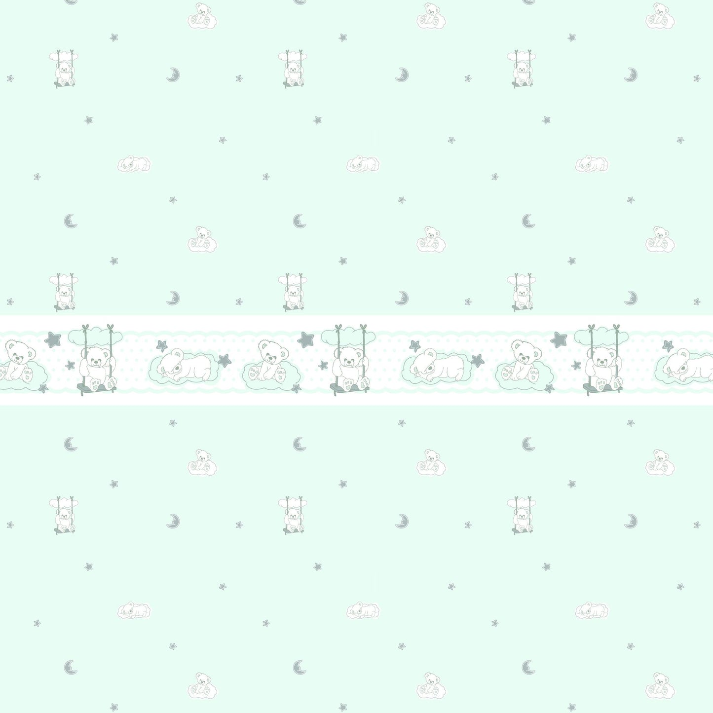 Teddy Bears Border Wallpaper