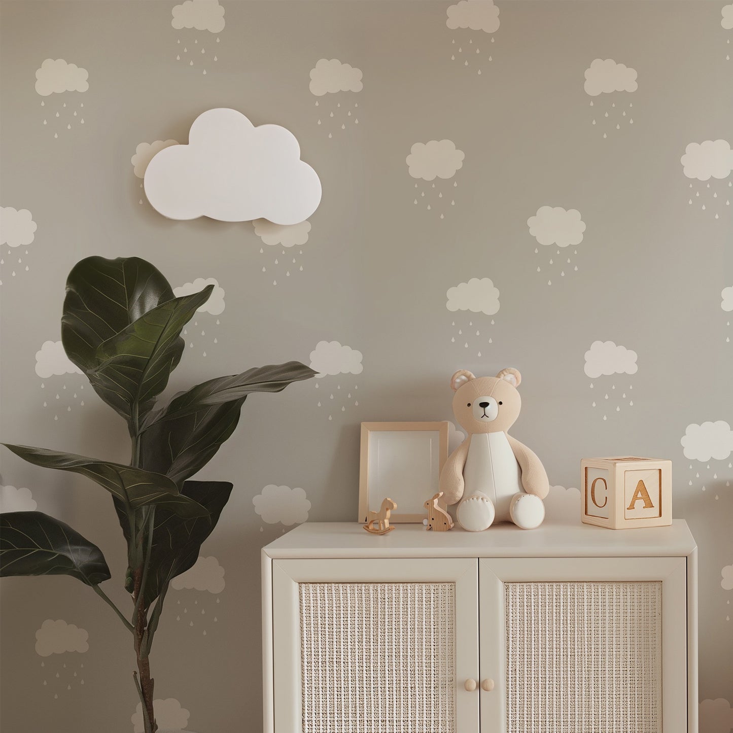 Puffy Clouds Wallpaper