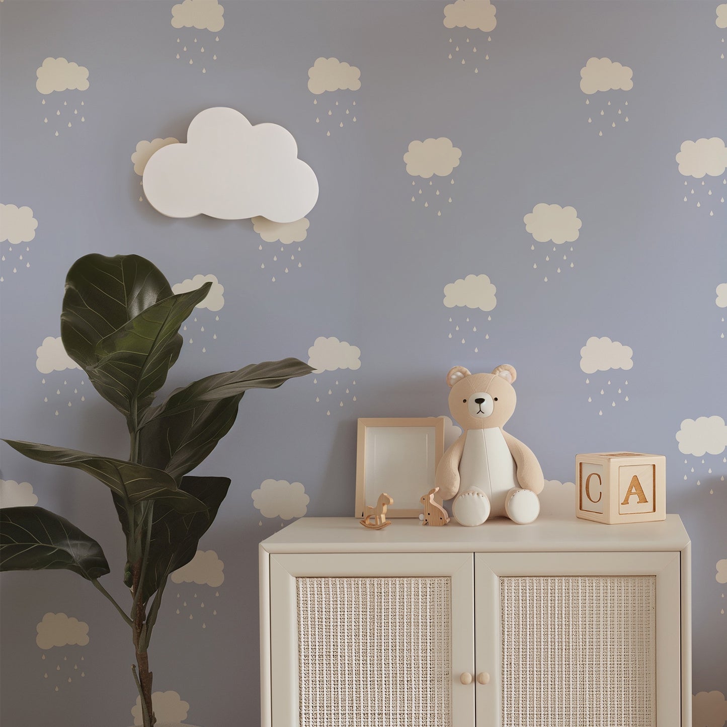 Puffy Clouds Wallpaper
