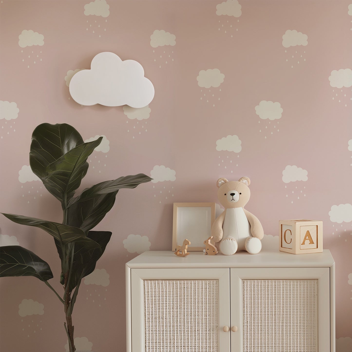 Puffy Clouds Wallpaper