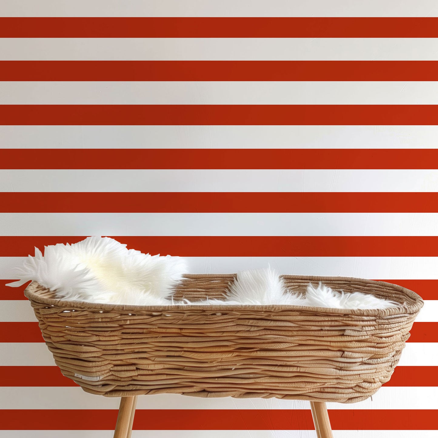 Cross Stripes Wallpaper