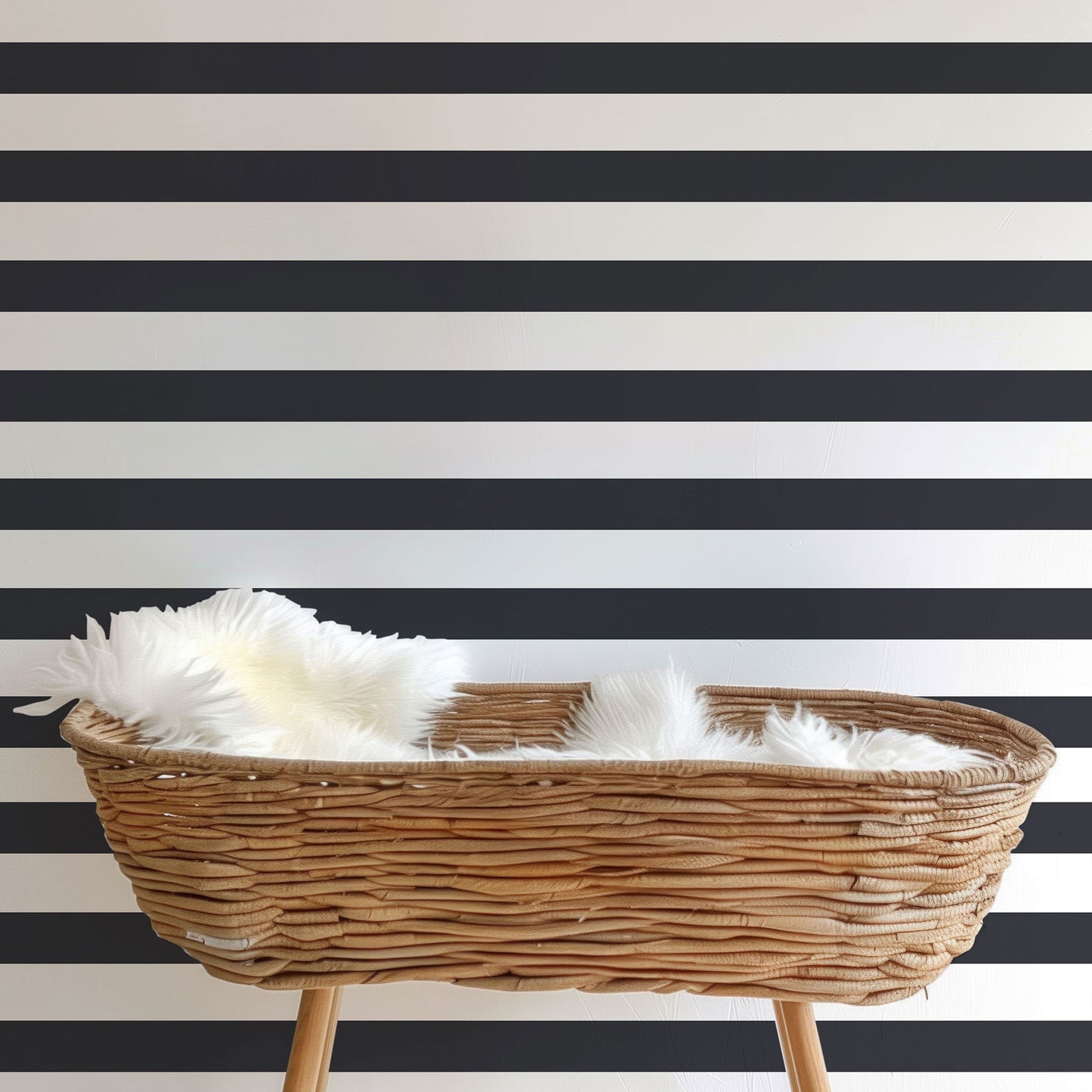 Cross Stripes Wallpaper