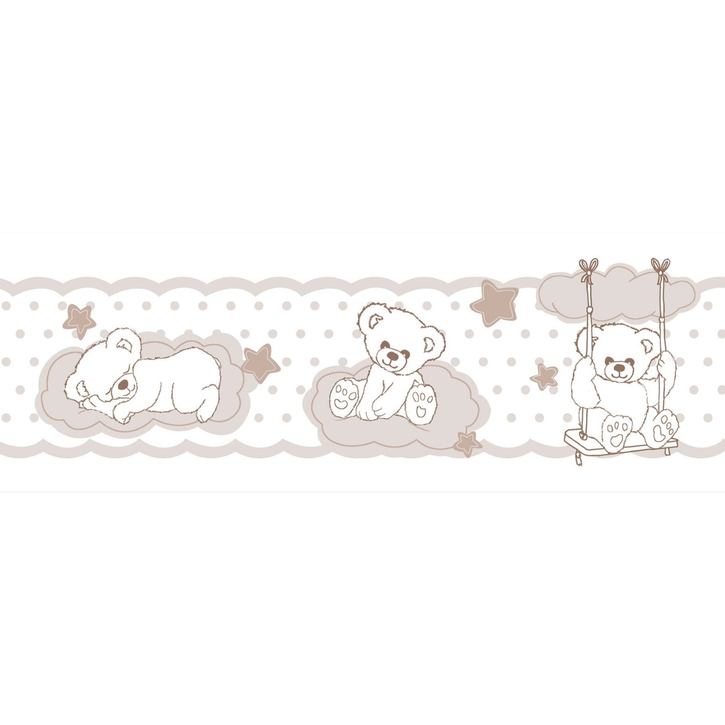 Teddy Bears Border Wallpaper
