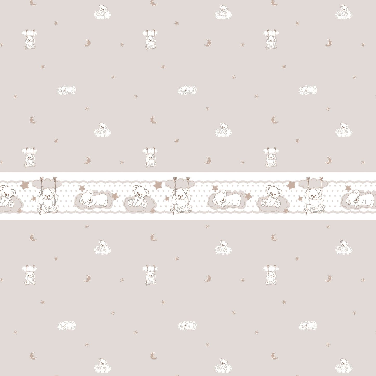 Teddy Bears Border Wallpaper