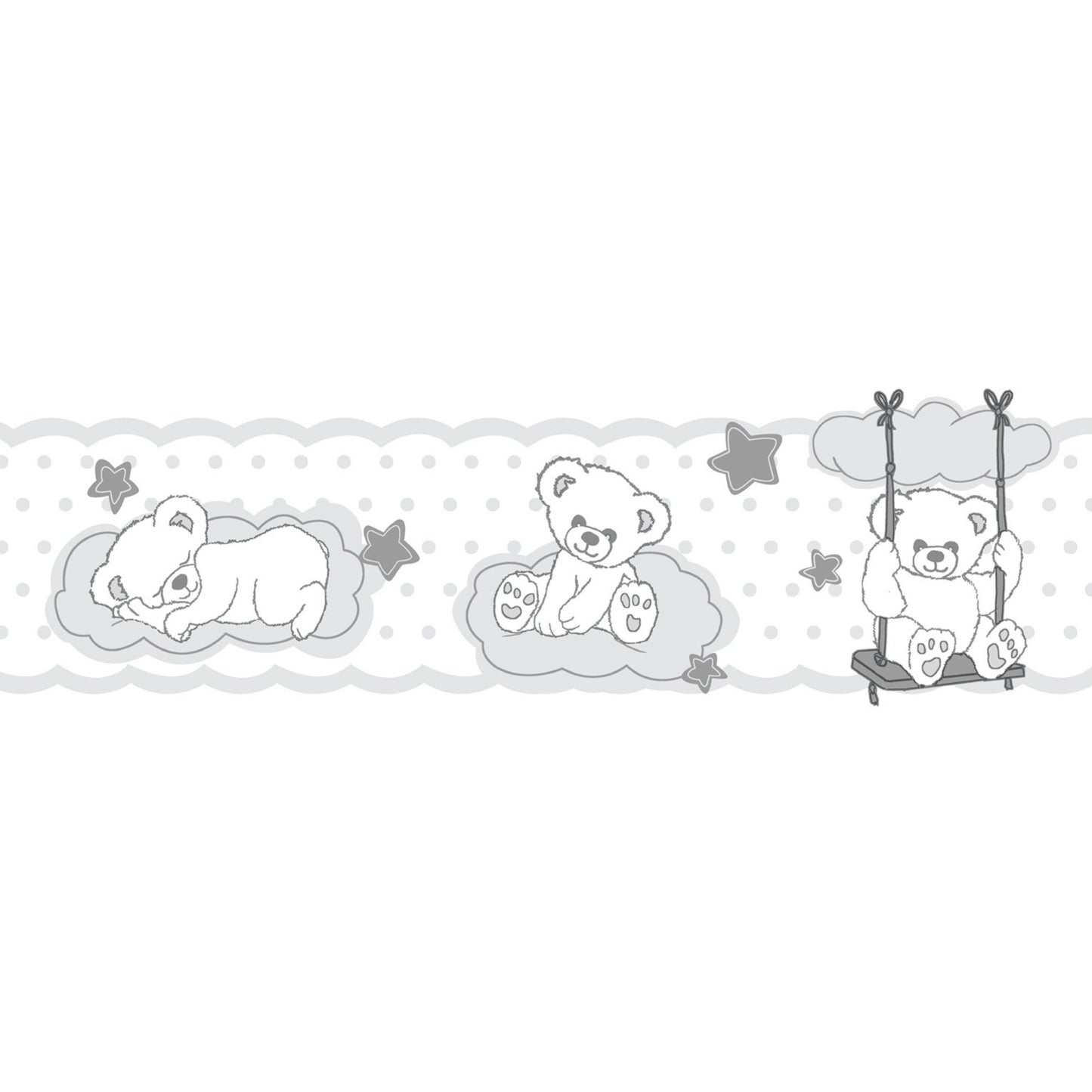 Teddy Bears Border Wallpaper