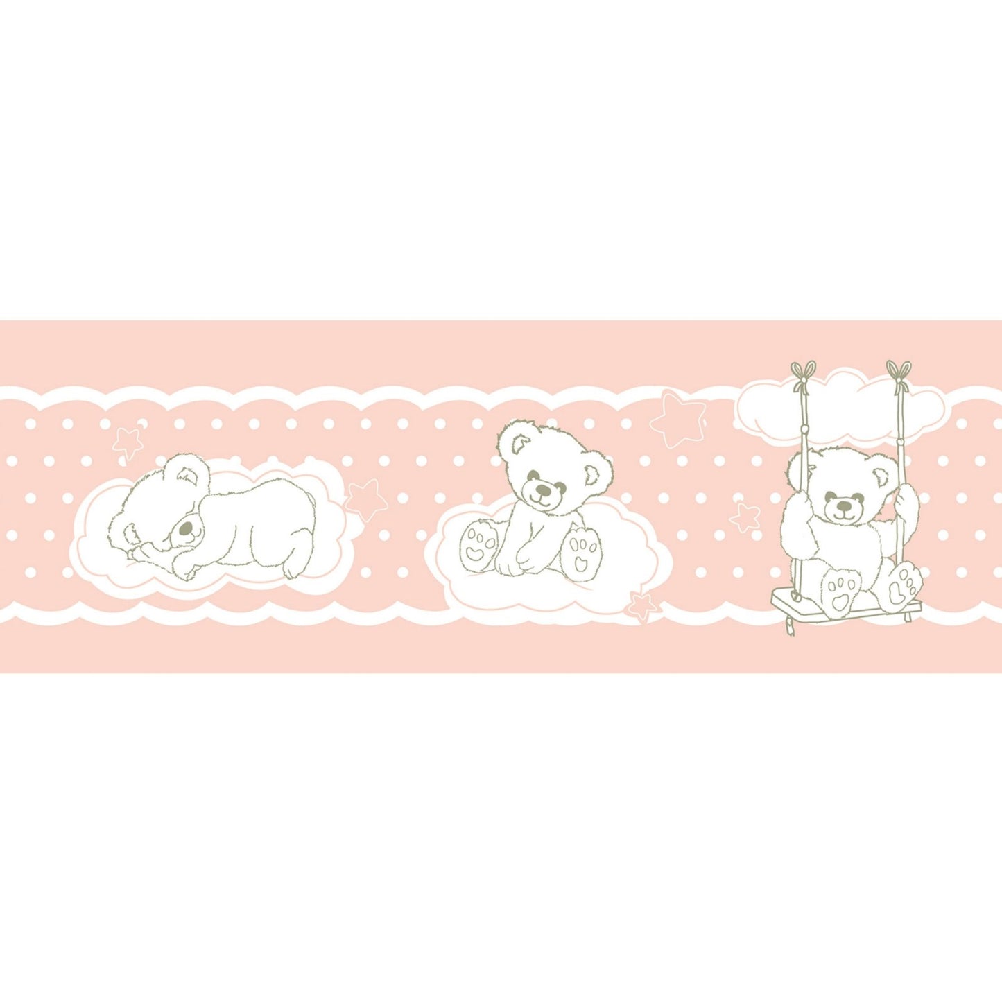Teddy Bears Border Wallpaper