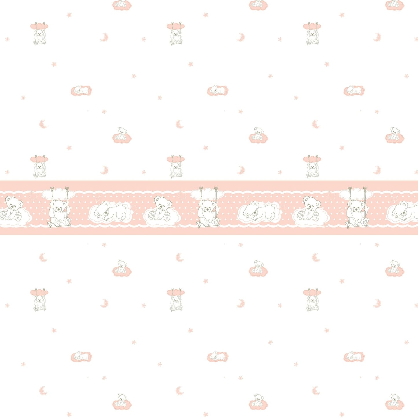 Teddy Bears Border Wallpaper