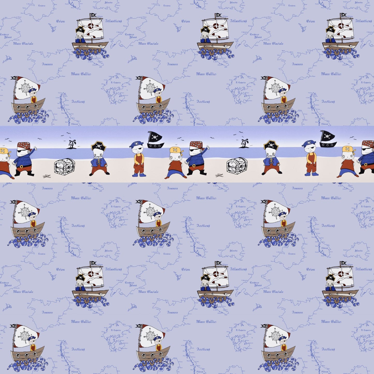 Samir's Pirates Border Wallpaper