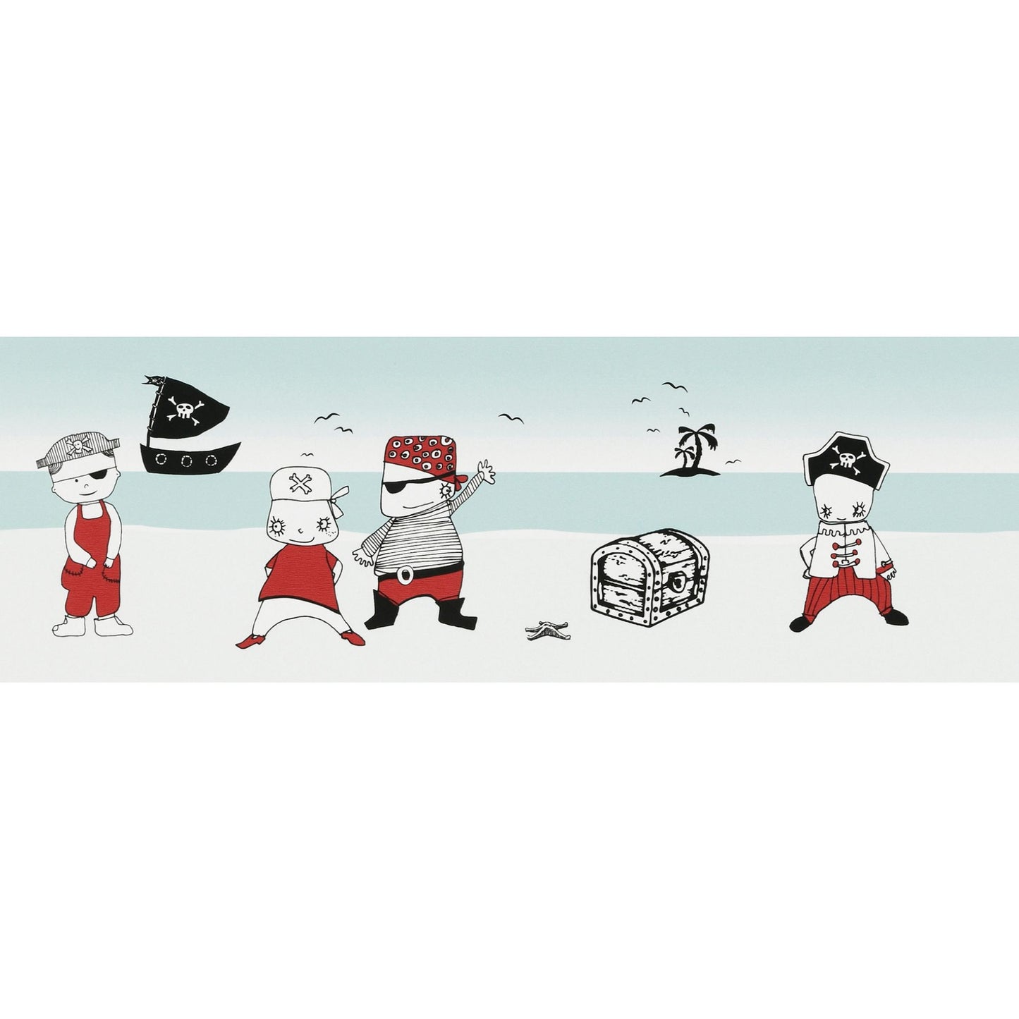 Samir's Pirates Border Wallpaper