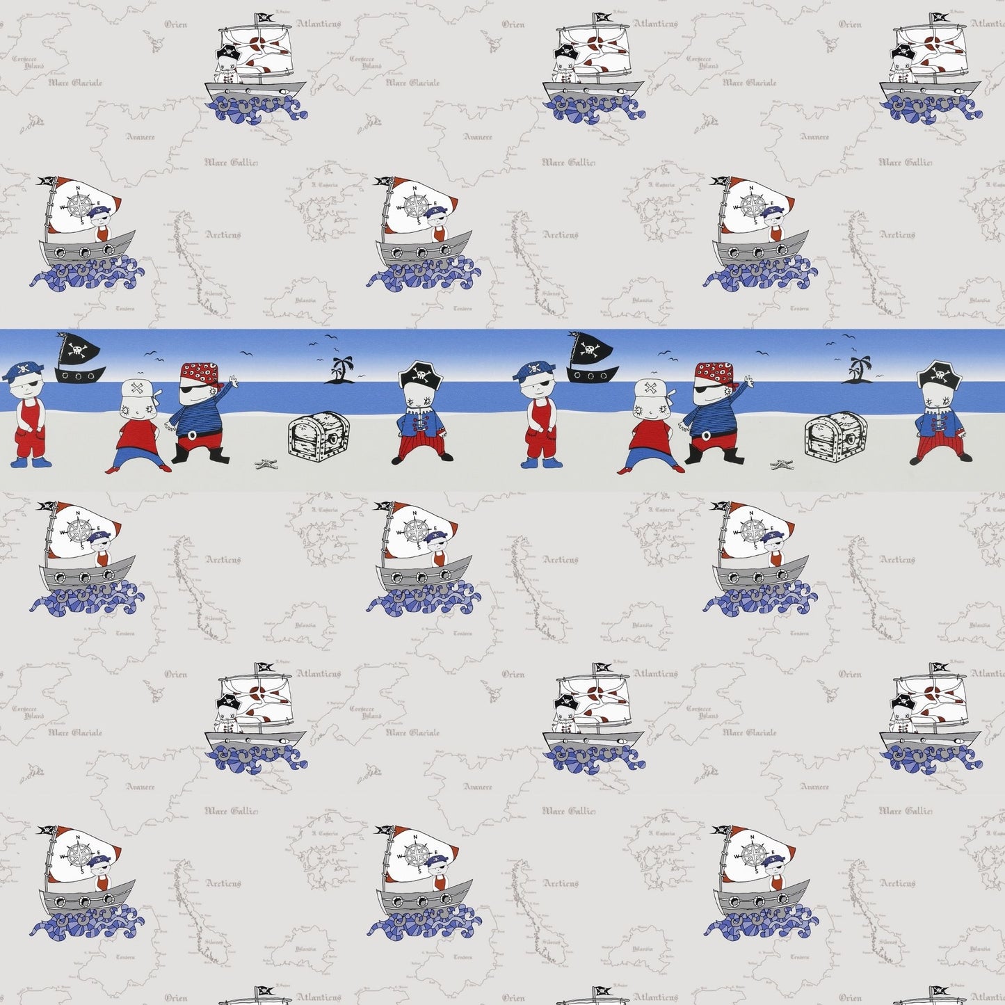 Samir's Pirates Border Wallpaper