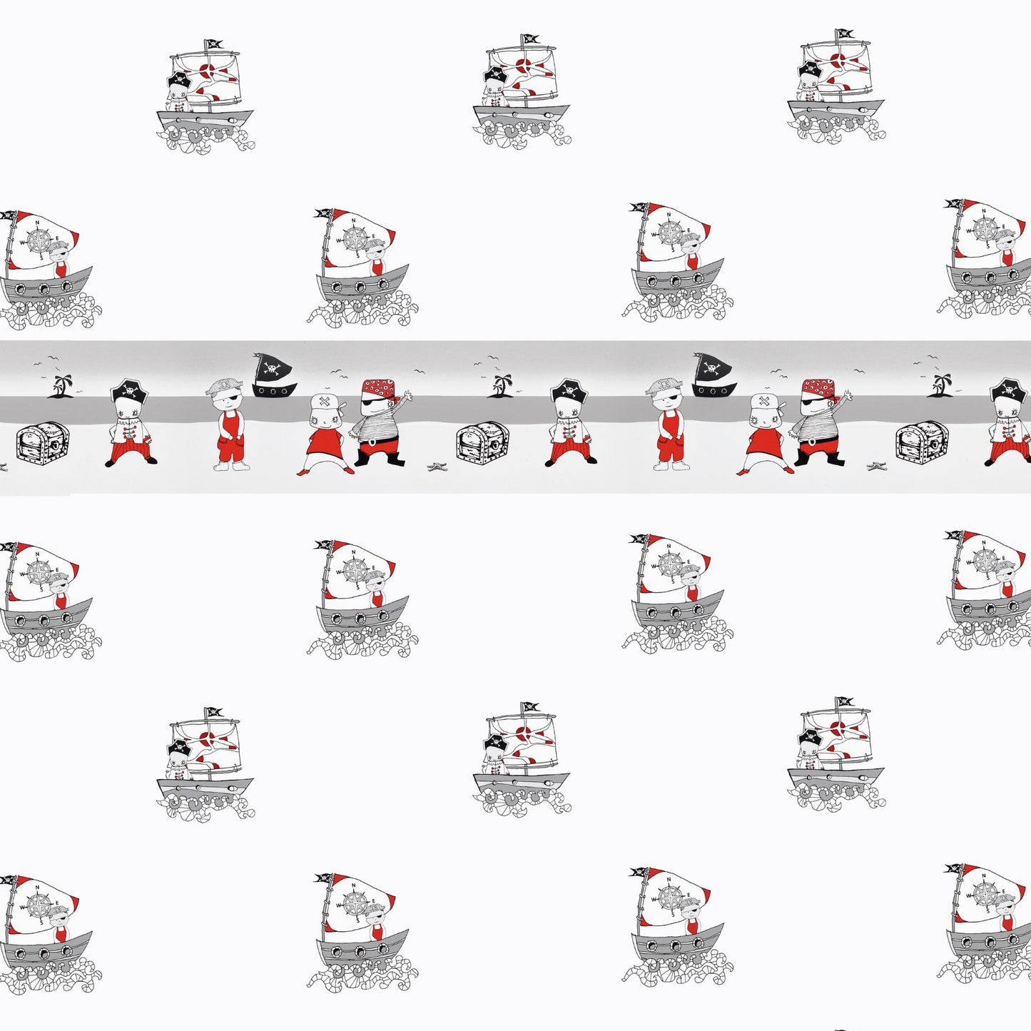 Samir's Pirates Border Wallpaper