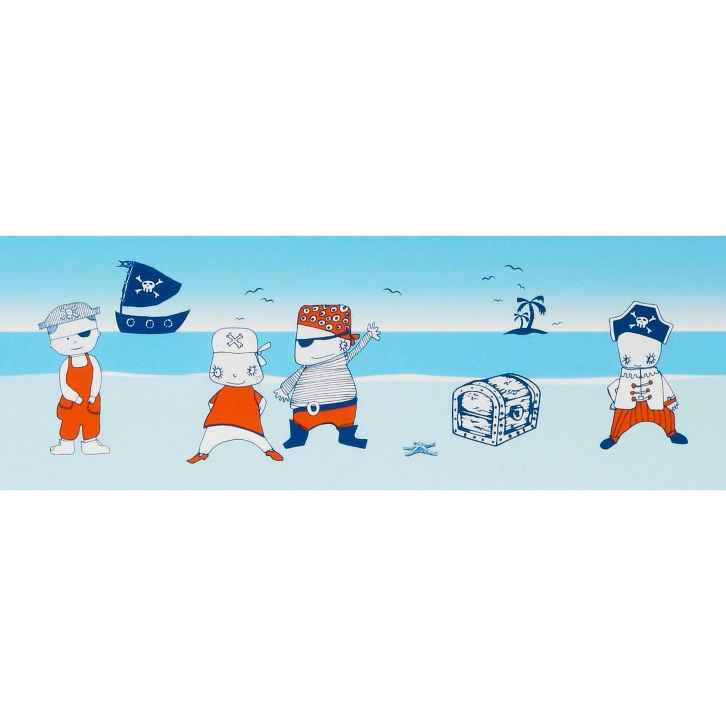 Samir's Pirates Border Wallpaper