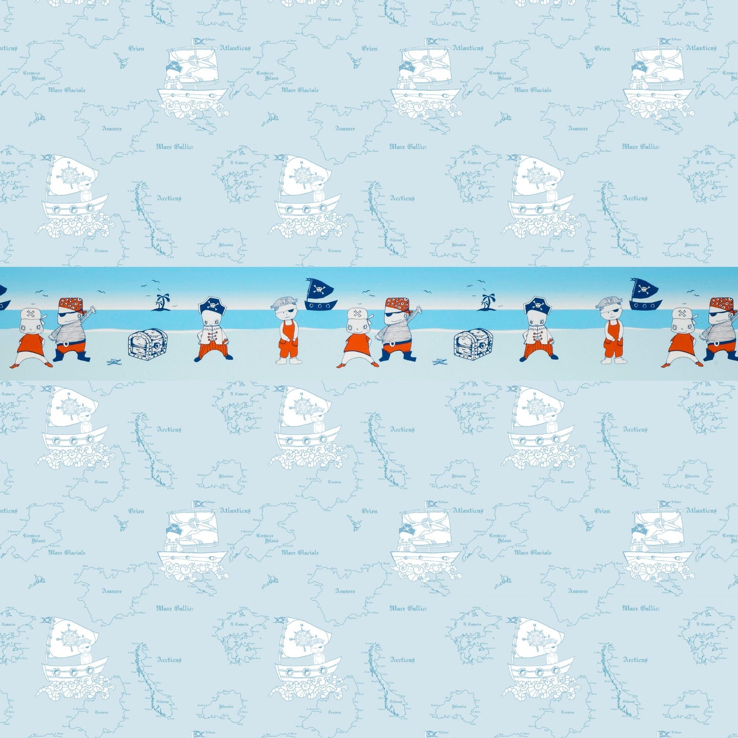 Samir's Pirates Border Wallpaper