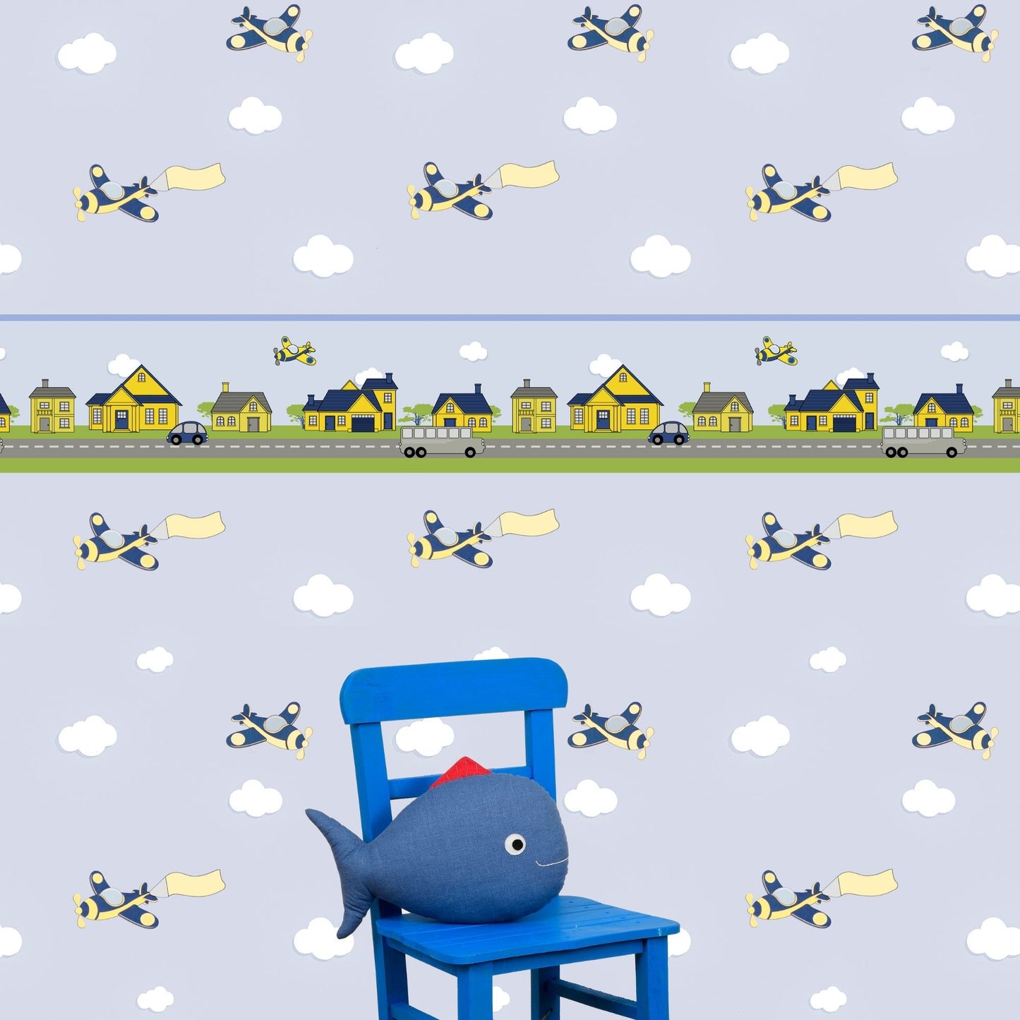 Planes Border Wallpaper