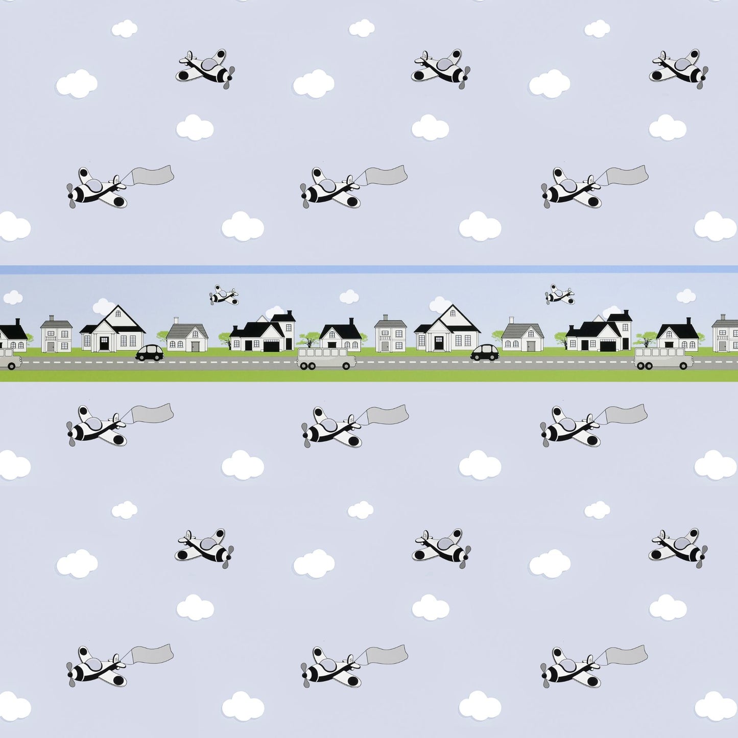 Planes Border Wallpaper