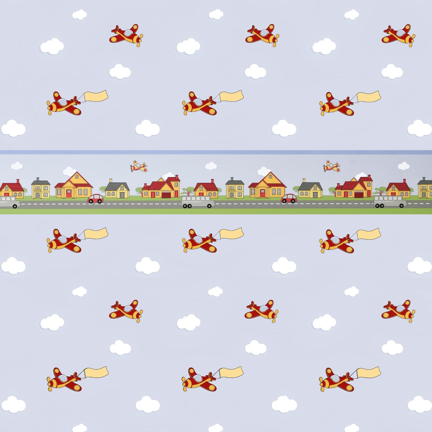 Planes Border Wallpaper