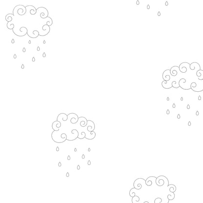 Curly Clouds Wallpaper