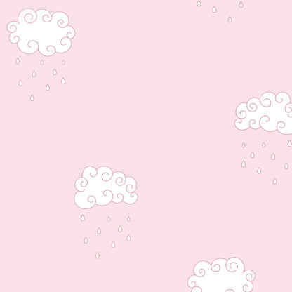 Curly Clouds Wallpaper