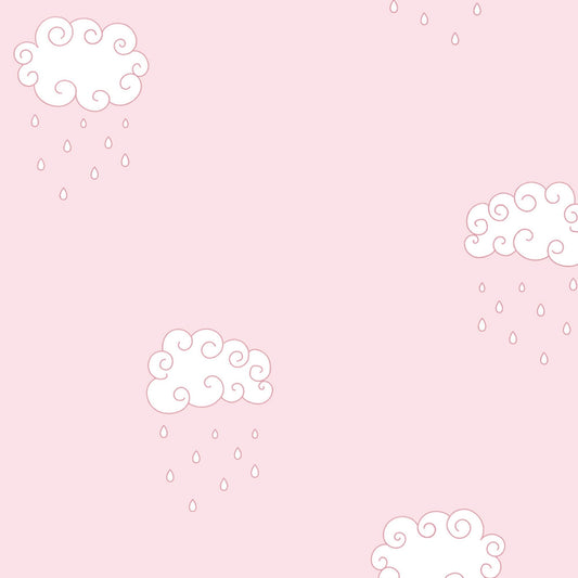 Curly Clouds Wallpaper