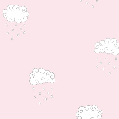 Curly Clouds Wallpaper