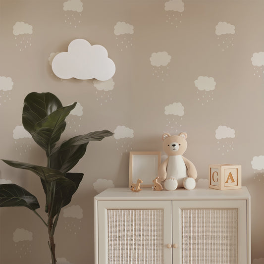 Puffy Clouds Wallpaper
