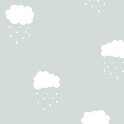 Puffy Clouds Wallpaper