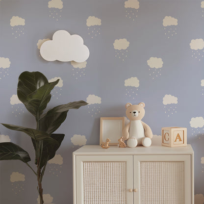 Puffy Clouds Wallpaper