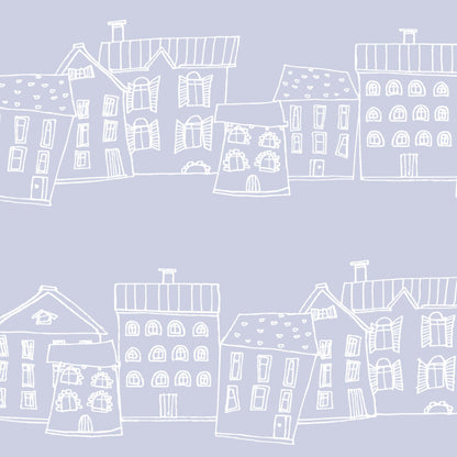Pastel Houses Wallpaper