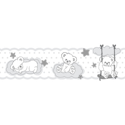 Teddy Bears Border Wallpaper