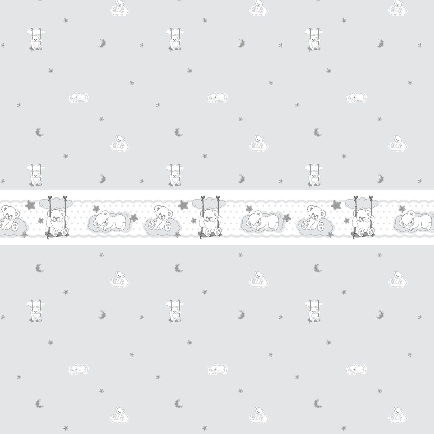 Teddy Bears Border Wallpaper