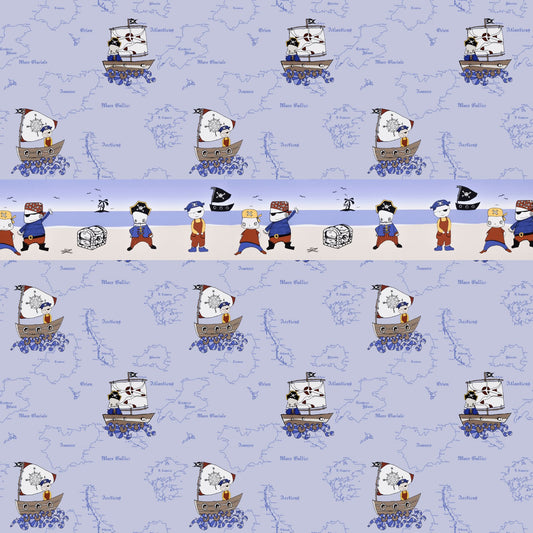 Samir's Pirates Border Wallpaper