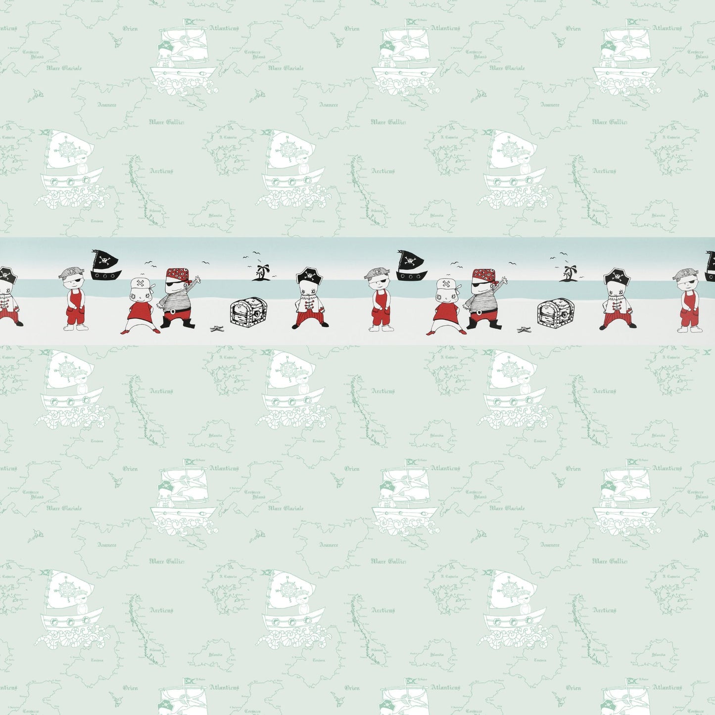 Samir's Pirates Border Wallpaper