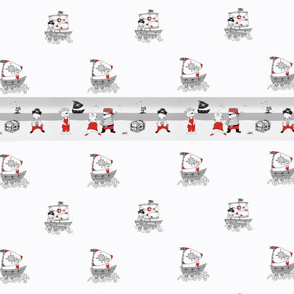 Samir's Pirates Border Wallpaper