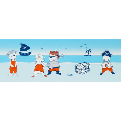 Samir's Pirates Border Wallpaper