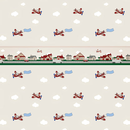 Planes Border Wallpaper