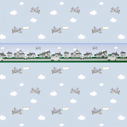Planes Border Wallpaper