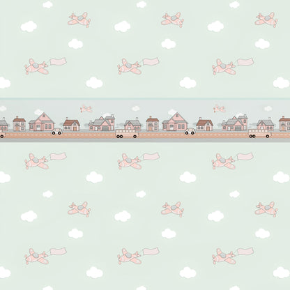 Planes Border Wallpaper