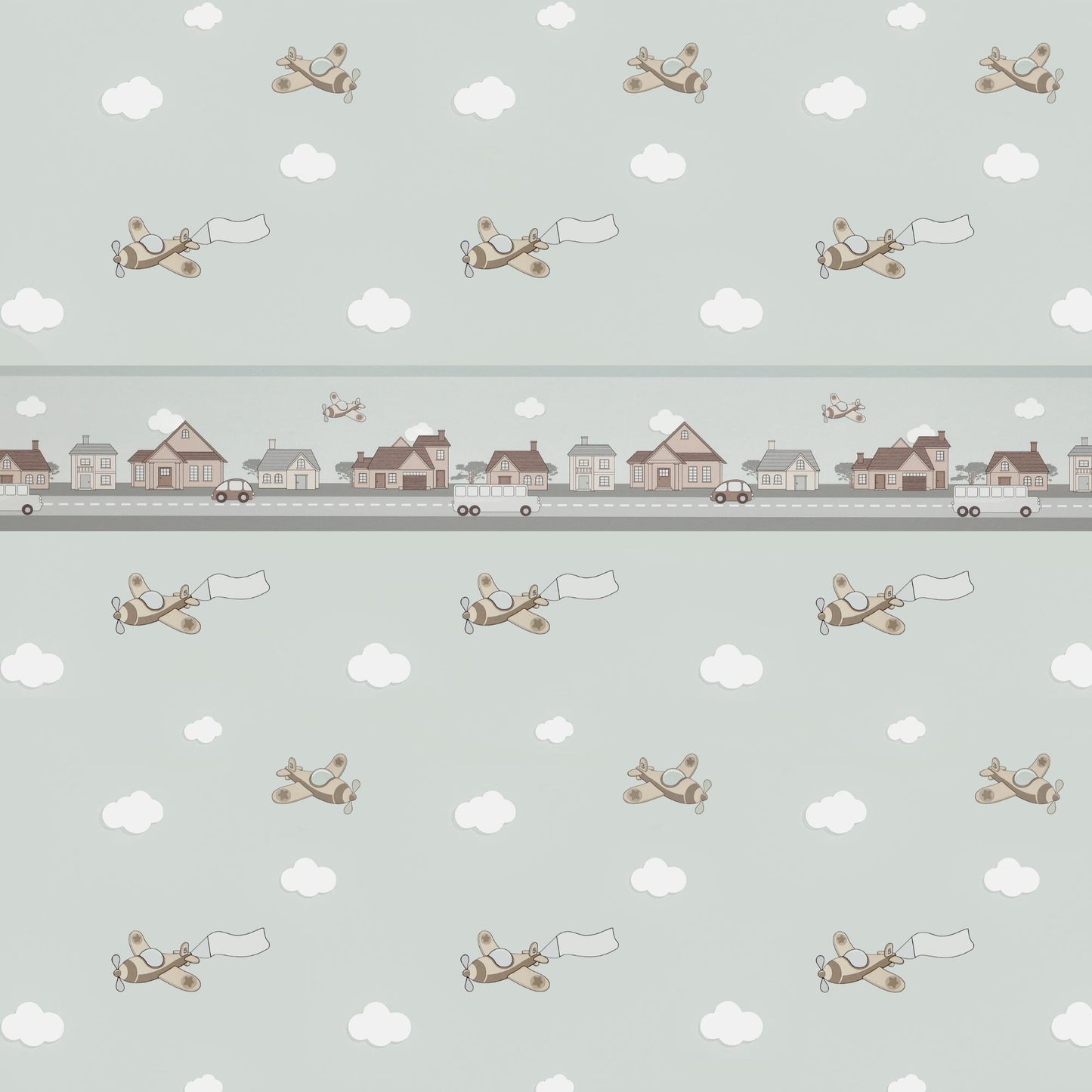 Planes Border Wallpaper